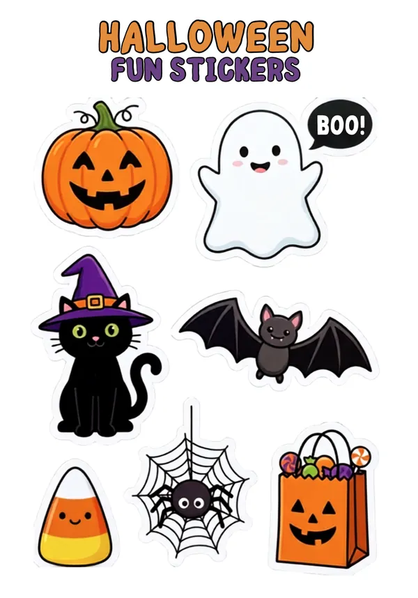 Halloween Fun Stickers