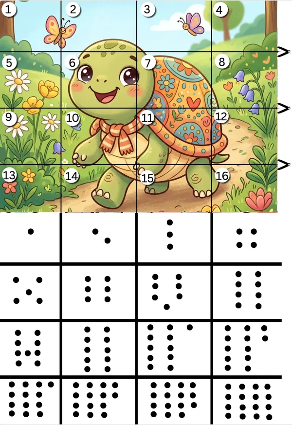 Tortoise Puzzle for Kids